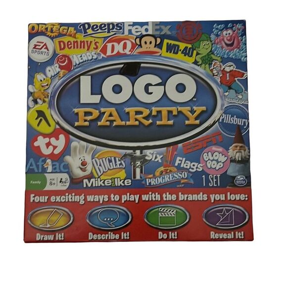 SpinMaster Logo‎ Party Board Game - Picture 1 of 4